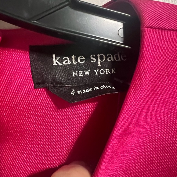 Kate Spade Pink/Plum minidress pockets Size 4 NWT - Picture 3 of 7